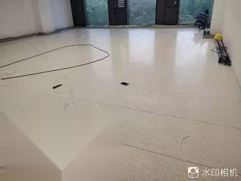 检测机构实验室 · 施工弹线定位现场实拍-长合建材